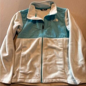 The North Face Kids' Teal and Blue Fleece Jacket